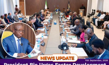 President Bio Urges Faster Development Delivery, Strong Coordination at the Presidential Development Partners Committee Meeting