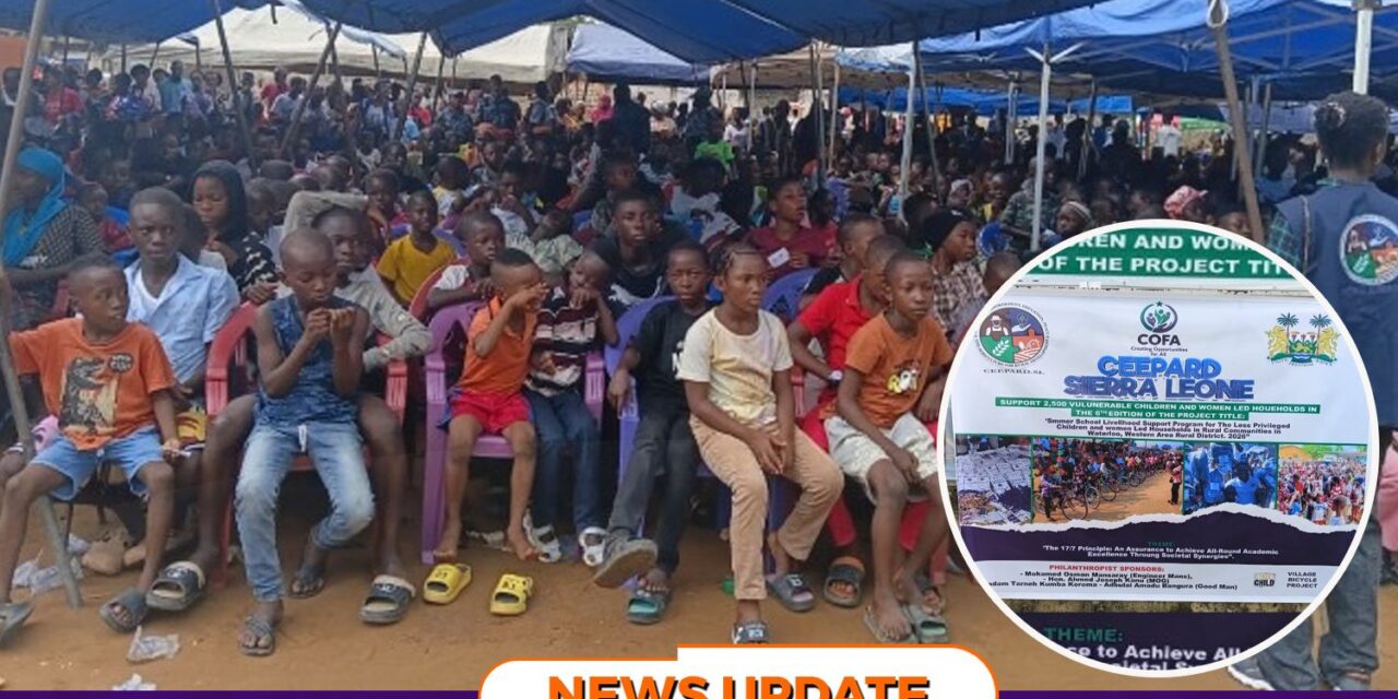 CEEPARD Supports 2,500 Vulnerable School-Going Children in Waterloo