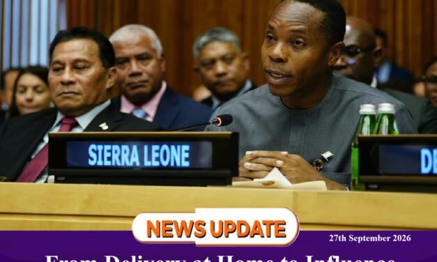 From Delivery at Home to Influence Abroad: Dr David Moinina Sengeh’s UNGA81