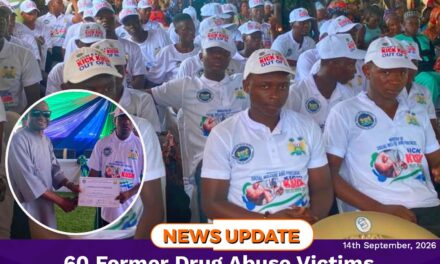 60 Former Drug Abuse Victims Discharged as Ambassadors of Positive Change in Makeni