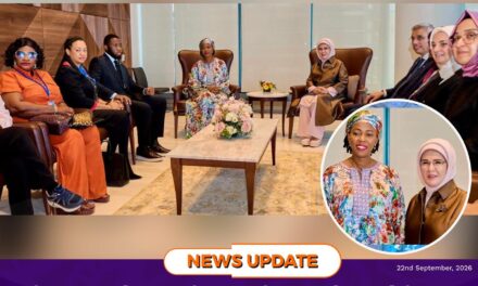 First Lady Fatima Bio and Türkiye’s Emine Erdoğan Discuss Progress of 150‑bed Pediatric Hospital Project