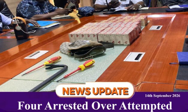 Four Arrested Over Attempted Break-In at Gold Office in Magburaka