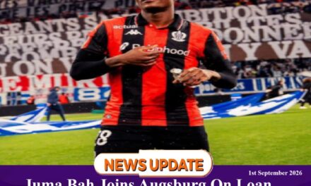 Juma Bah Joins Augsburg On Loan from Manchester City