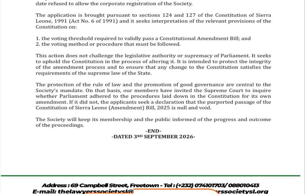 Lawyers Challenge Passage of Constitutional Amendment Bill in Supreme Court