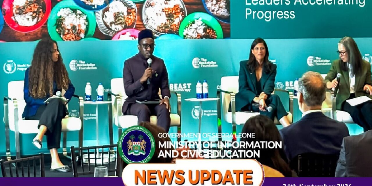 Information Minister Urges Global Action on School Meals as Driver of Education, Agriculture and National Self-Reliance
