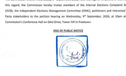 PPRC Sets APC Petition Deadline, Deregisters NPD Party