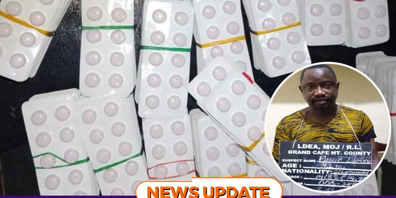 Liberia Arrests Sierra Leonean with Over 1,500 Suspected Tramadol Tablets Valued at US$2,180