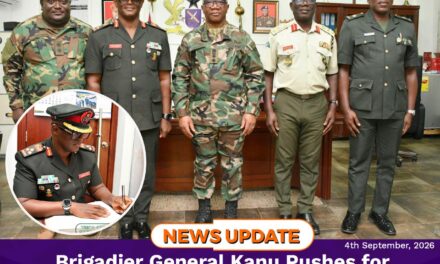 Brigadier General Kanu Pushes for Stronger Ghana–Sierra Leone Military Training Ties