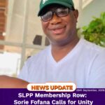 SLPP Membership Row: Sorie Fofana Calls for Unity