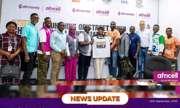 Africell, Street Child Launch 13th Edition of Sierra Leone Street Child Marathon
