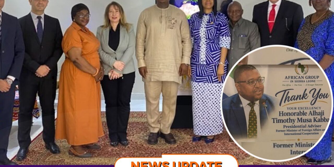 African Ambassadors Bid Farewell to Former Foreign Minister Timothy Kabba