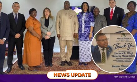 African Ambassadors Bid Farewell to Former Foreign Minister Timothy Kabba