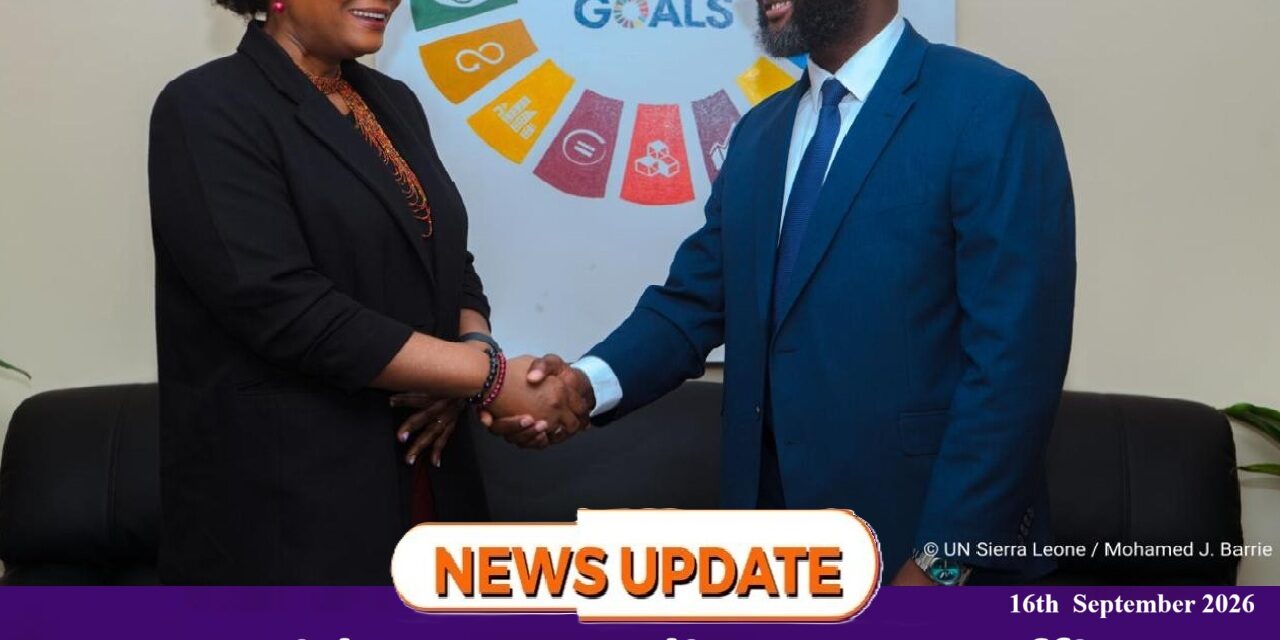 UN Resident Coordinator Reaffirms Strong Partnership with IMF in Sierra Leone