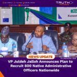 VP Juldeh Jalloh Announces Plan to Recruit 800 Native Administrative Officers Nationwide
