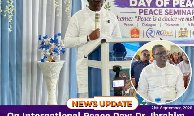 On International Peace Day: Dr. Ibrahim Bangura Urges Sierra Leone to Build on Peace for National Development