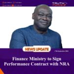Finance Ministry to Sign Performance Contract with NRA