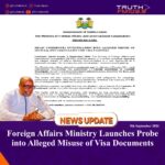 Foreign Affairs Ministry Launches Probe into Alleged Misuse of Visa Documents