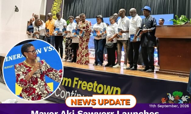 Mayor Aki‑Sawyerr Launches Transform Freetown Mid‑Term Report