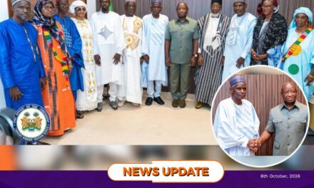 President Bio Receives Alhaji Amadu Juldeh Sowe After Election as President of Tabital Pulaaku International