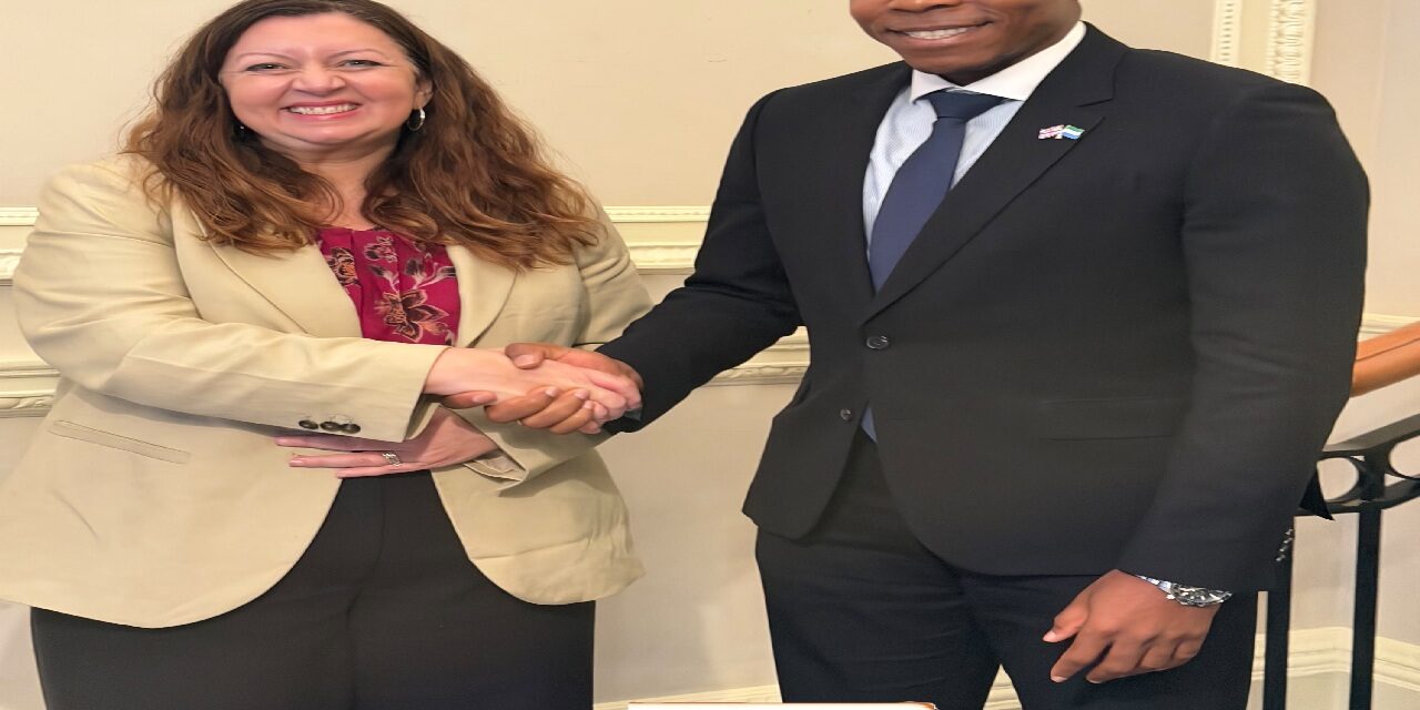 Chief Minister Advances Sierra Leone-UK Trade Agenda in London