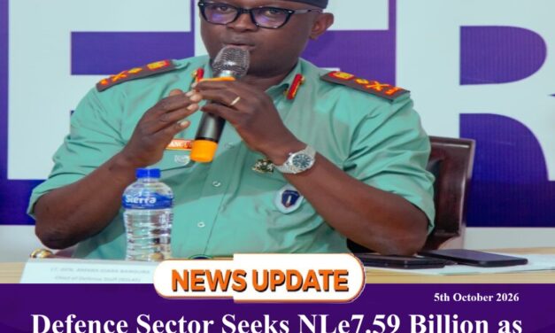 Defence Sector Seeks NLe7.59 Billion as Military Warns of Gaps in Maritime, Airspace Security