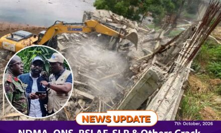 NDMA, ONS, RSLAF, SLP & Others Crack Down on Illegal Construction, Demolish Structure at Orugu Bridge