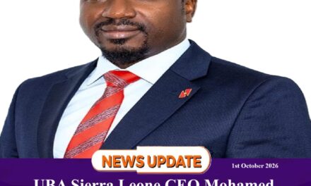UBA Sierra Leone CEO Mohamed Samoura Steps Down, After Overseeing Record Growth and Expansion