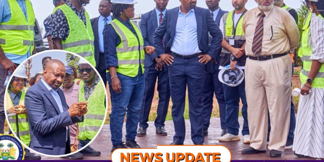 Vice President Juldeh Jalloh Calls for Timely Completion of Milton Margai University Rehabilitation Project