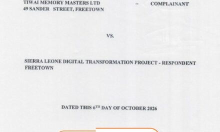IPRP Dismisses Tiwai Memory Masters Complaint, Upholds 88.86% Technical Score in Digital Transformation Tender