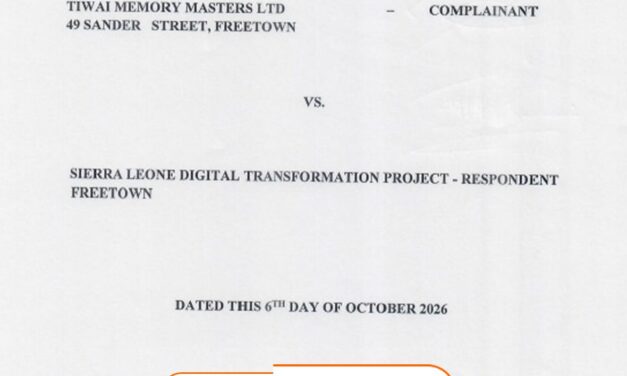 IPRP Dismisses Tiwai Memory Masters Complaint, Upholds 88.86% Technical Score in Digital Transformation Tender